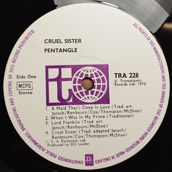 Pentangle : Cruel Sister (LP, Album, Gat)