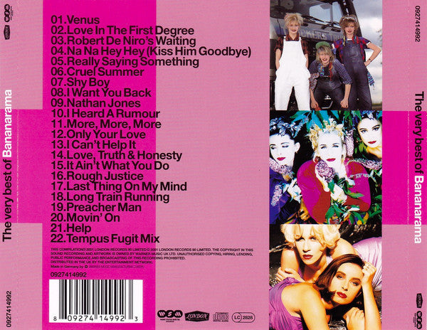 Bananarama : The Very Best Of (CD, Comp, RE)