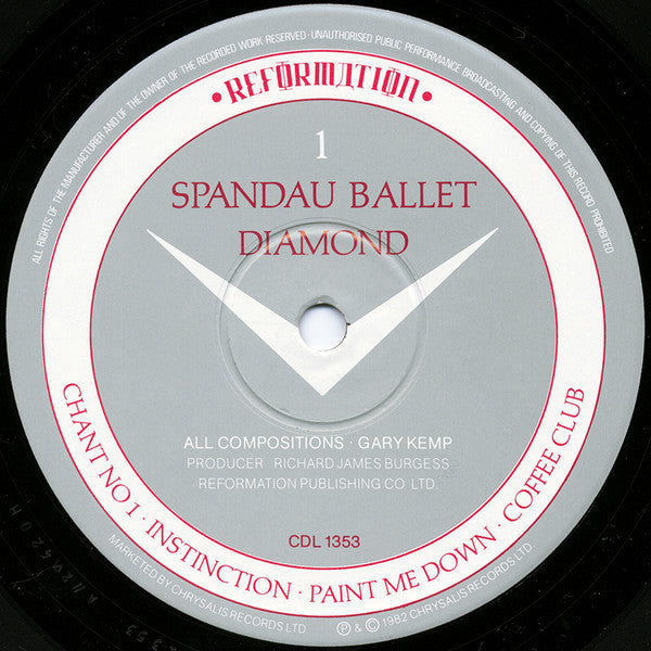 Spandau Ballet : Diamond (LP, Album)