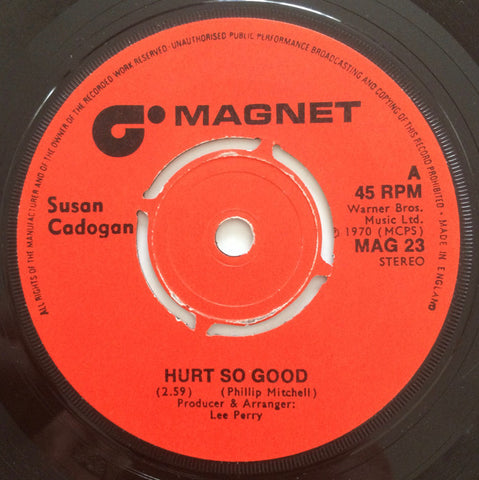 Susan Cadogan / The Upsetters : Hurt So Good / Hurt So Good (Instrumental) (7", Single, Pus)