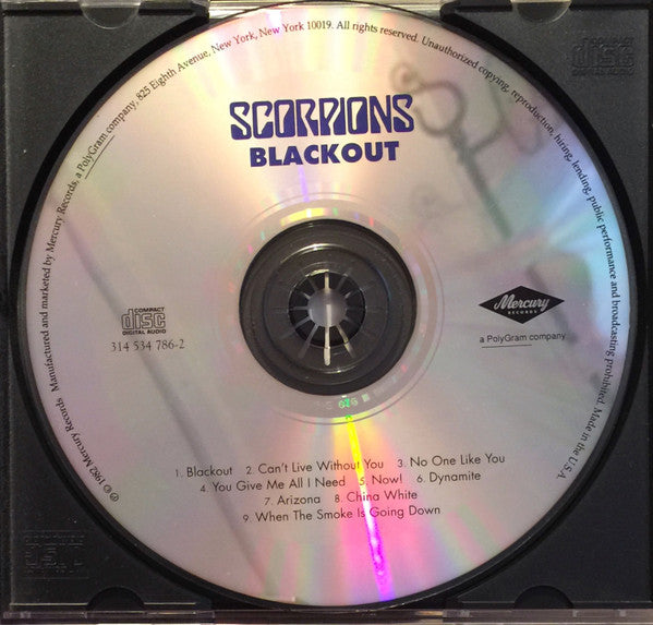 Scorpions : Blackout (CD, Album, RE, PMD)