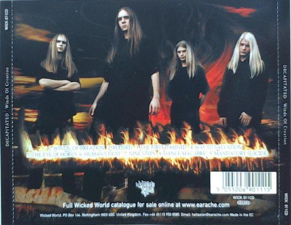 Decapitated : Winds Of Creation (CD, Album)