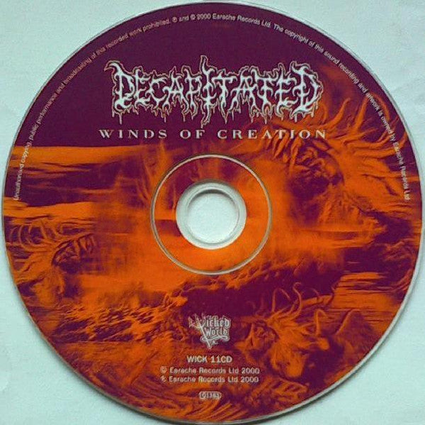 Decapitated : Winds Of Creation (CD, Album)