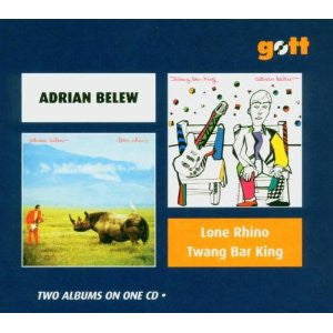 Adrian Belew : Lone Rhino / Twang Bar King (CD, Comp, RM)