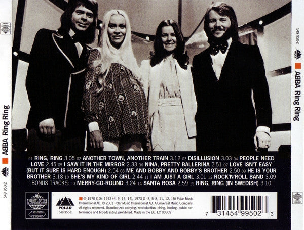 ABBA : Ring Ring (CD, Album, RE, RM)