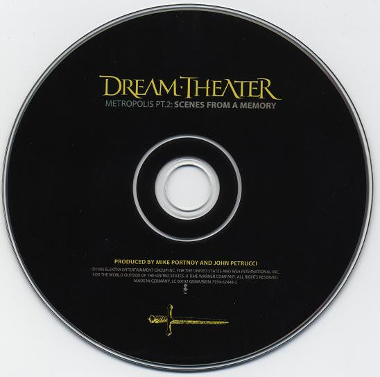 Dream Theater : Metropolis Pt. 2: Scenes From A Memory (CD, Album)