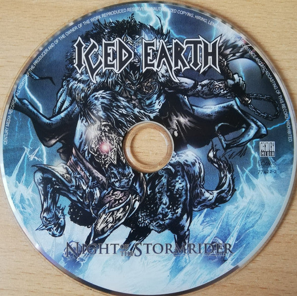 Iced Earth : Night Of The Stormrider (CD, Album, RE, RM)