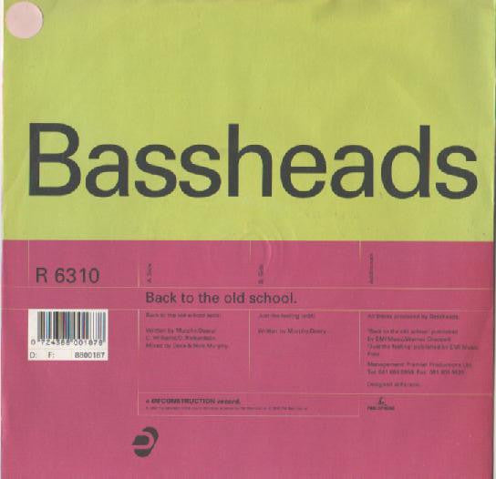 Bassheads : Back To The Old School (7", Single)