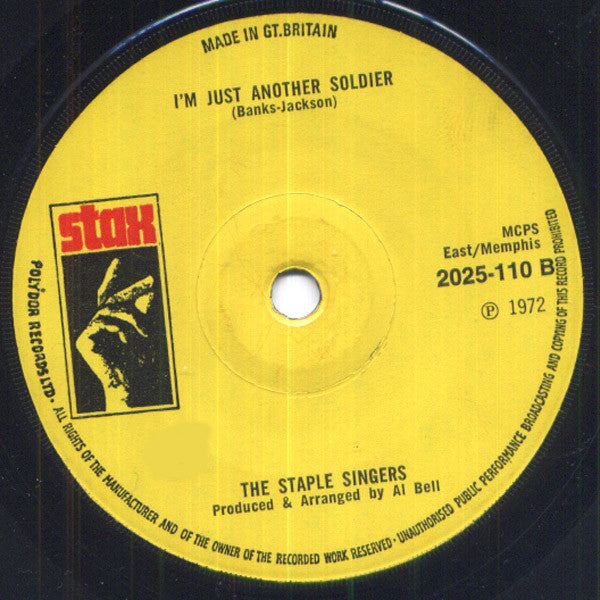 The Staple Singers : I'll Take You There (7", Single, Sol)