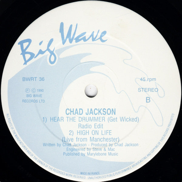 Chad Jackson : Hear The Drummer (Get Wicked) (12")