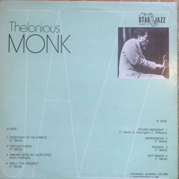 Thelonious Monk : Solo Monk (LP, Album, RE)