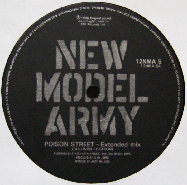 New Model Army : Poison Street (2x12", Single)