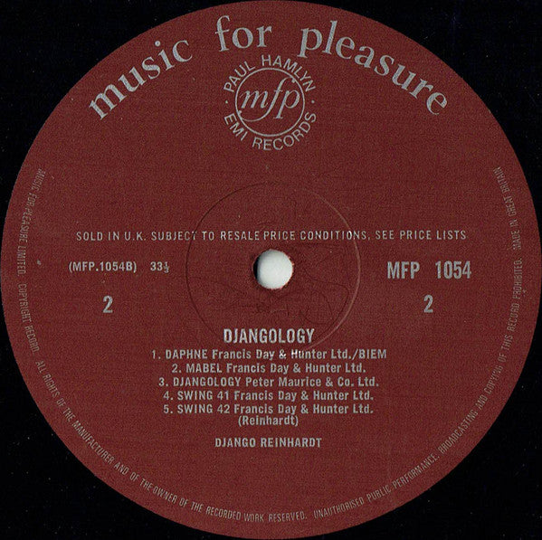 Django Reinhardt : Djangology (LP, Comp)