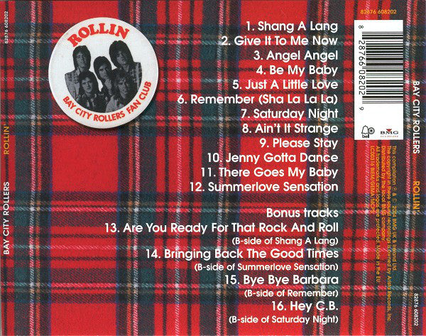 Bay City Rollers : Rollin' (CD, Album, RM)