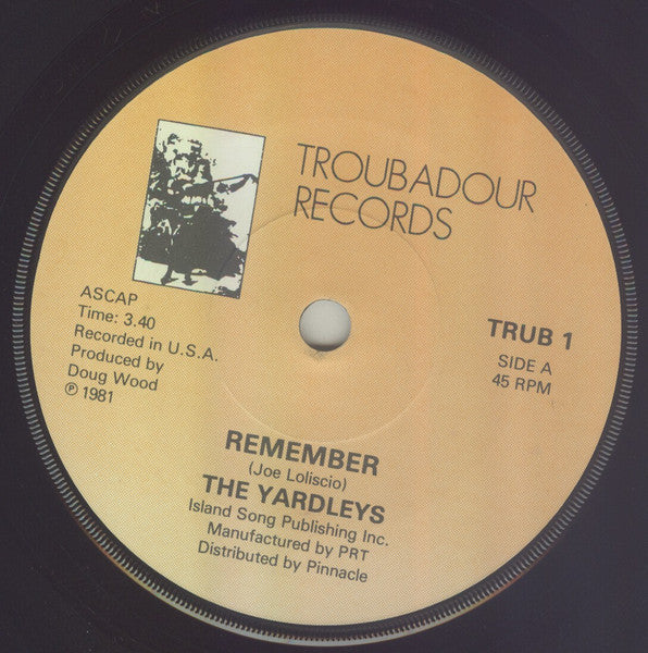 The Yardleys : Remember (7", Single)