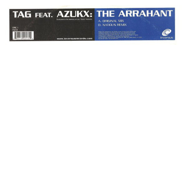 Tag (2) Feat. Azukx : The Arrahant (12", Dis)