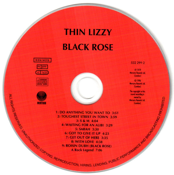 Thin Lizzy : Black Rose (A Rock Legend) (CD, Album, RE, RM)