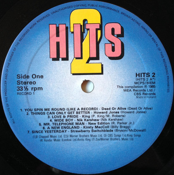 Various : Hits 2 - The Album (2xLP, Comp)