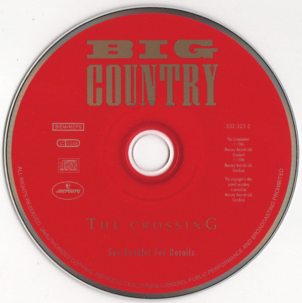 Big Country : The Crossing (CD, Album, RE, RM)