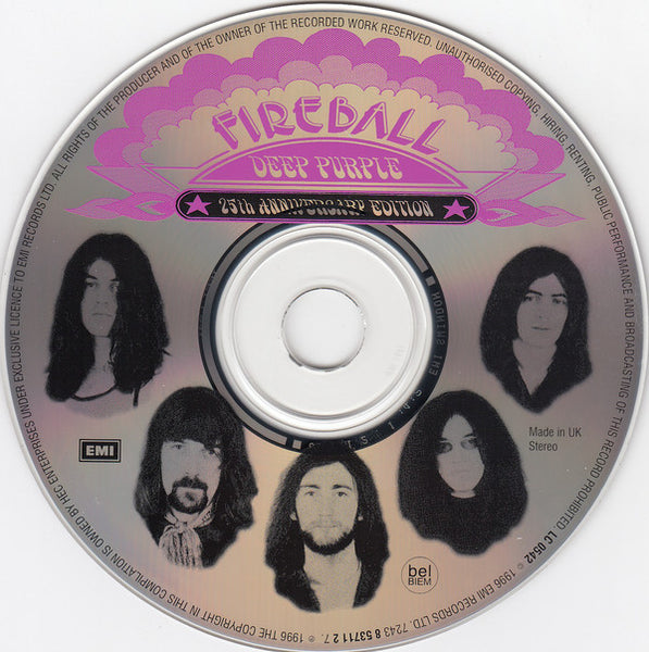 Deep Purple : Fireball (CD, Album, RE, RM, 25t)