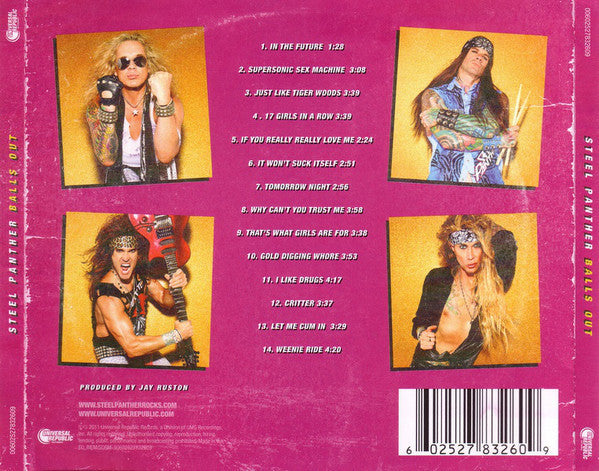 Steel Panther : Balls Out (CD, Album, EDC)