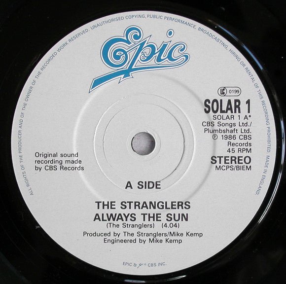 The Stranglers : Always The Sun (7", Single)