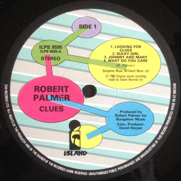 Robert Palmer : Clues (LP, Album)