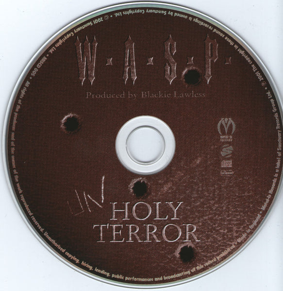 W.A.S.P. : Unholy Terror (CD, Album)