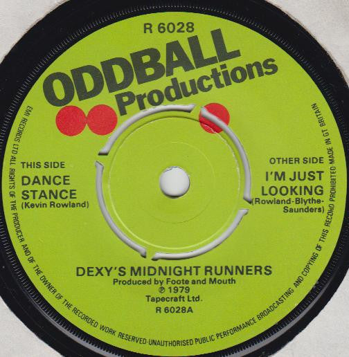 Dexy's Midnight Runners* : Dance Stance (7", Single)