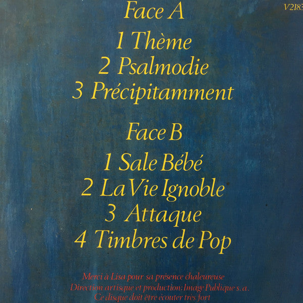 Image Publique S.A.* : Paris Au Printemps = Paris In The Spring (LP, Album)