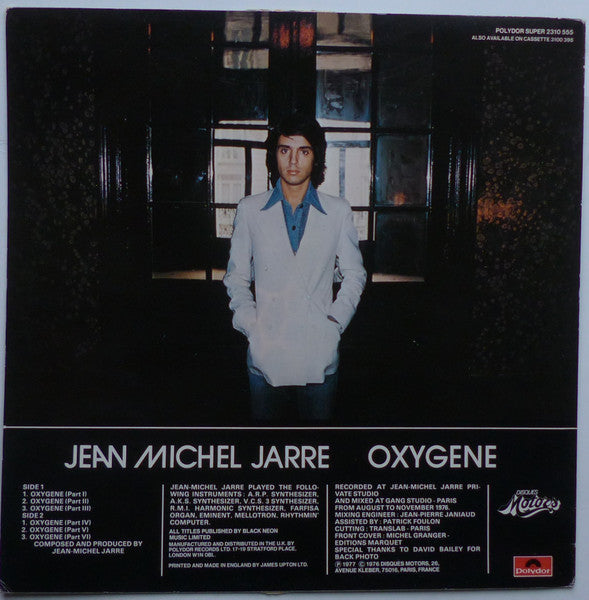 Jean Michel Jarre* : Oxygene (LP, Album, RP)