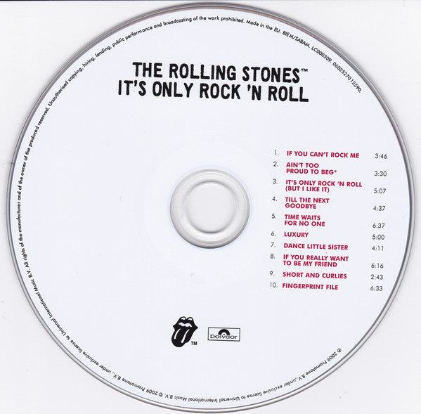 The Rolling Stones : It's Only Rock 'N Roll (CD, Album, RE)