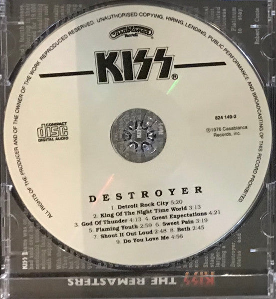 Kiss : Destroyer (CD, Album, RE, RM)