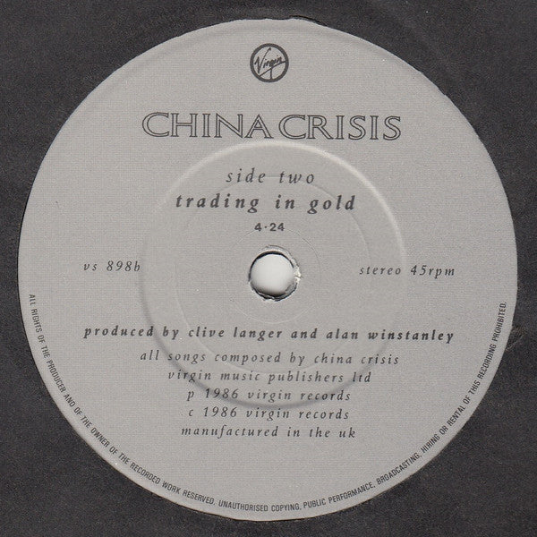 China Crisis : Arizona Sky (7", Single)