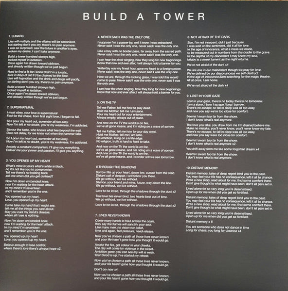 The Slow Readers Club : Build A Tower (LP, Album, Ltd, Red)