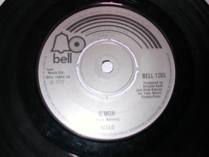 Hello : C'mon (7", Single)