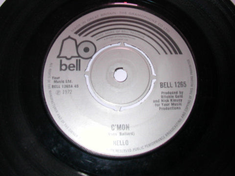 Hello : C'mon (7", Single)