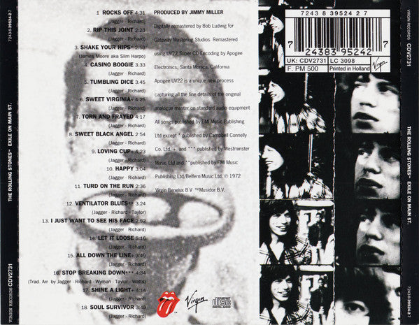 Rolling Stones* : Exile On Main St. (CD, Album, RE, RM)