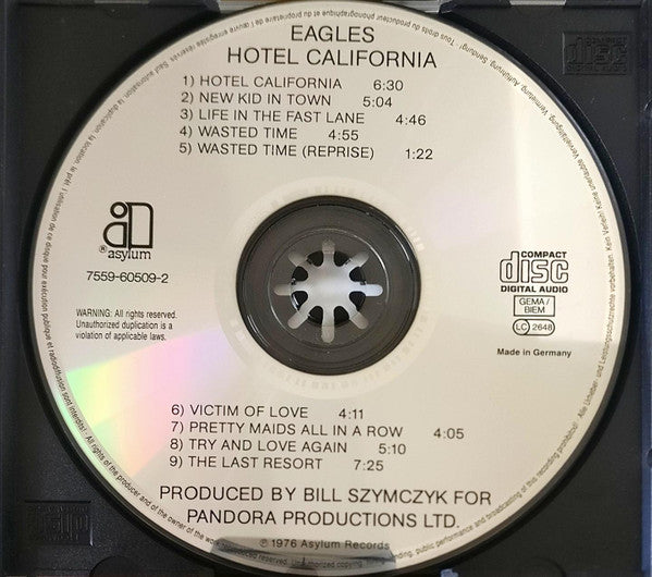 Eagles : Hotel California (CD, Album, RE)