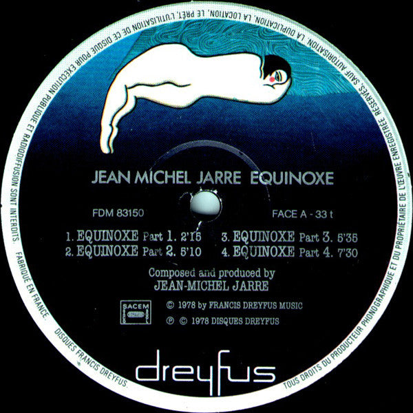 Jean Michel Jarre* : Equinoxe (LP, Album, RP)