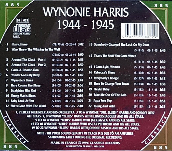 Wynonie Harris : 1944-1945 (CD, Comp)