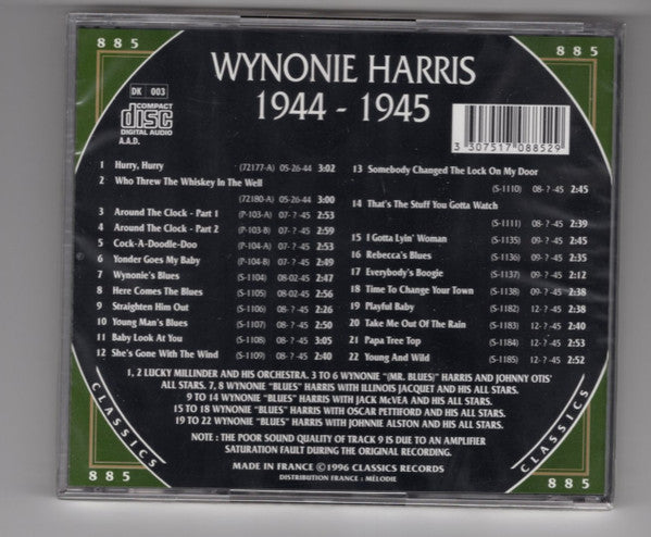 Wynonie Harris : 1944-1945 (CD, Comp)