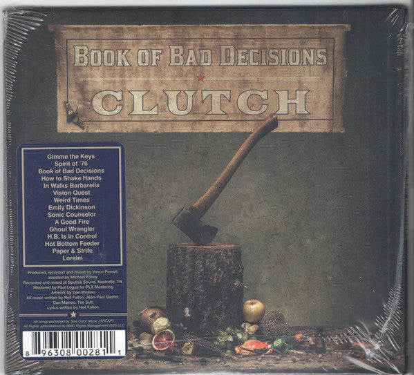 Clutch (3) : Book Of Bad Decisions (CD, Album, Dig)