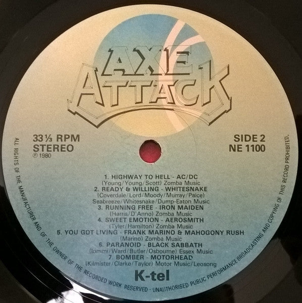 Various : Axe Attack (LP, Comp, RE)