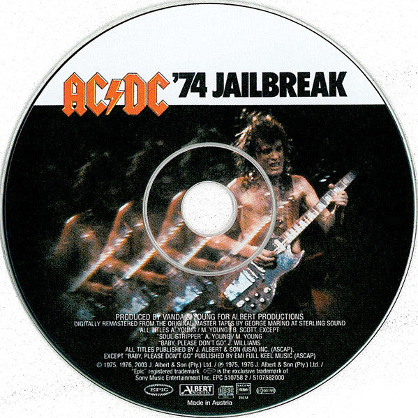 AC/DC : '74 Jailbreak (CD, Comp, RE, RM, Dig)