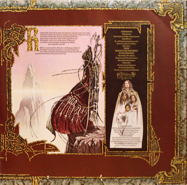 Jon Anderson : Olias Of Sunhillow (LP, Album, Gat)