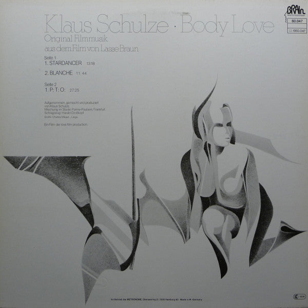 Klaus Schulze : Body Love (LP, Album, RE)