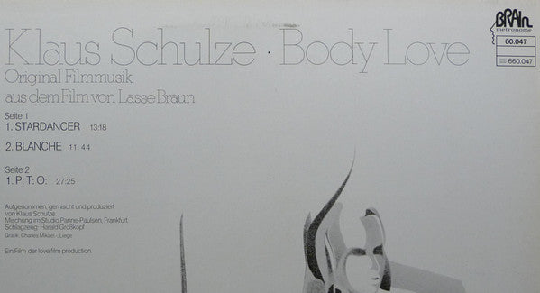 Klaus Schulze : Body Love (LP, Album, RE)