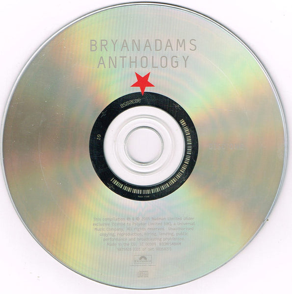 Bryan Adams : Anthology (2xCD, Comp)