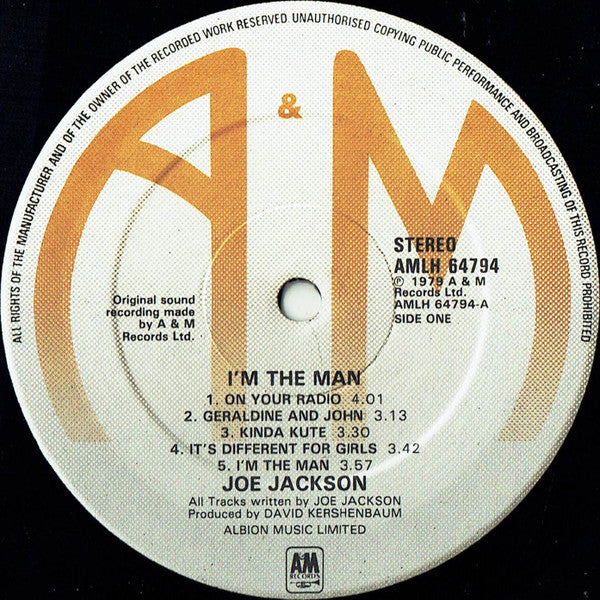 Joe Jackson : I'm The Man (LP, Album)